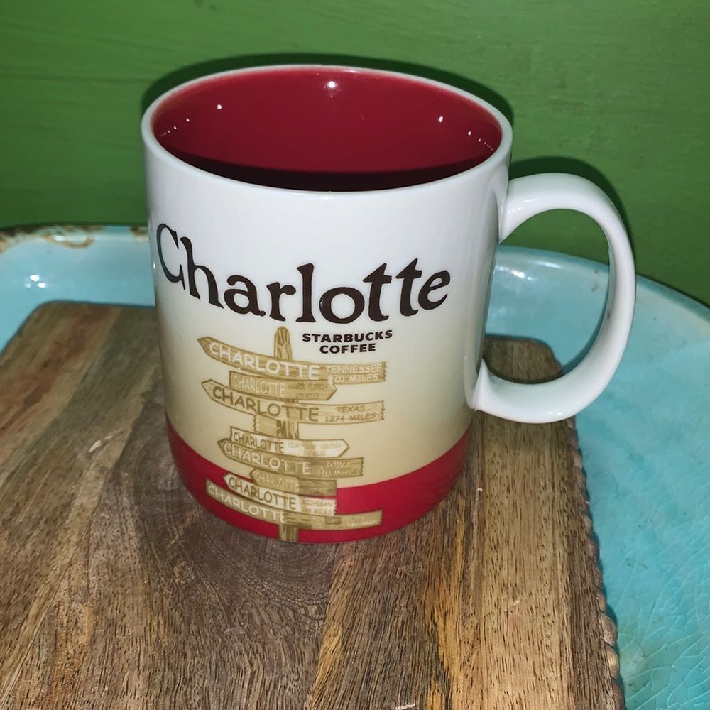 Starbucks Charlotte Mug 16oz Global Icon City Collector Series 2009 N Carolina